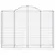 Produktbild 4 för Gabioner bågformade 13 st 200x50x140/160 cm galvaniserat järn