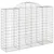 Produktbild 3 för Gabioner bågformade 14 st 200x50x140/160 cm galvaniserat järn
