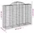 Produktbild 6 för Gabioner bågformade 14 st 200x50x140/160 cm galvaniserat järn