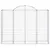 Produktbild 4 för Gabioner bågformade 18 st 200x50x140/160 cm galvaniserat järn