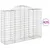 Produktbild 2 för Gabioner bågformade 25 st 200x50x140/160 cm galvaniserat järn
