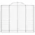 Produktbild 4 för Gabioner bågformade 4 st 200x50x160/180 cm galvaniserat järn