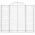 Produktbild 4 för Gabioner bågformade 8 st 200x50x160/180 cm galvaniserat järn