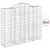 Produktbild 2 för Gabioner bågformade 12 st 200x50x160/180 cm galvaniserat järn
