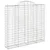 Produktbild 3 för Gabioner bågformade 3 st 200x50x180/200 cm galvaniserat järn