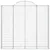 Produktbild 4 för Gabioner bågformade 6 st 200x50x180/200 cm galvaniserat järn