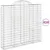 Produktbild 2 för Gabioner bågformade 10 st 200x50x180/200 cm galvaniserat järn