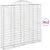 Produktbild 2 för Gabioner bågformade 12 st 200x50x180/200 cm galvaniserat järn