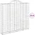 Produktbild 2 för Gabioner bågformade 14 st 200x50x180/200 cm galvaniserat järn