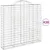 Produktbild 2 för Gabioner bågformade 20 st 200x50x180/200 cm galvaniserat järn