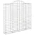 Produktbild 3 för Gabioner bågformade 20 st 200x50x180/200 cm galvaniserat järn