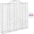 Produktbild 2 för Gabioner bågformade 25 st 200x50x180/200 cm galvaniserat järn