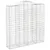 Produktbild 3 för Gabioner bågformade 6 st 200x50x200/220 cm galvaniserat järn