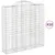 Produktbild 2 för Gabioner bågformade 10 st 200x50x200/220 cm galvaniserat järn