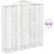 Produktbild 2 för Gabioner bågformade 15 st 200x50x200/220 cm galvaniserat järn