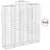 Produktbild 2 för Gabioner bågformade 18 st 200x50x200/220 cm galvaniserat järn