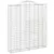Produktbild 3 för Gabioner bågformade 2 st 200x50x220/240 cm galvaniserat järn
