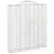 Produktbild 3 för Gabioner bågformade 12 st 200x50x220/240 cm galvaniserat järn