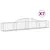 Produktbild 2 för Gabioner bågformade 7 st 300x30x40/60 cm galvaniserat järn