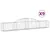 Produktbild 2 för Gabioner bågformade 9 st 300x30x40/60 cm galvaniserat järn