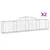 Produktbild 2 för Gabioner bågformade 2 st 300x30x60/80 cm galvaniserat järn