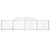 Produktbild 4 för Gabioner bågformade 5 st 300x30x60/80 cm galvaniserat järn