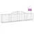 Produktbild 2 för Gabioner bågformade 6 st 300x30x60/80 cm galvaniserat järn