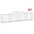 Produktbild 2 för Gabioner bågformade 7 st 300x30x60/80 cm galvaniserat järn