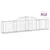 Produktbild 2 för Gabioner bågformade 12 st 300x30x60/80 cm galvaniserat järn