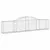 Produktbild 3 för Gabioner bågformade 13 st 300x30x60/80 cm galvaniserat järn