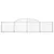 Produktbild 4 för Gabioner bågformade 13 st 300x30x60/80 cm galvaniserat järn