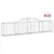 Produktbild 2 för Gabioner bågformade 15 st 300x30x60/80 cm galvaniserat järn