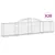 Produktbild 2 för Gabioner bågformade 20 st 300x30x60/80 cm galvaniserat järn