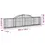 Produktbild 6 för Gabioner bågformade 20 st 300x30x60/80 cm galvaniserat järn