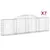 Produktbild 2 för Gabioner bågformade 7 st 300x30x80/100 cm galvaniserat järn