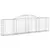 Produktbild 3 för Gabioner bågformade 7 st 300x30x80/100 cm galvaniserat järn