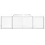 Produktbild 4 för Gabioner bågformade 7 st 300x30x80/100 cm galvaniserat järn