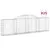 Produktbild 2 för Gabioner bågformade 25 st 300x30x80/100 cm galvaniserat järn