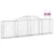 Produktbild 2 för Gabioner bågformade 30 st 300x30x80/100 cm galvaniserat järn
