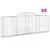 Produktbild 2 för Gabioner bågformade 8 st 300x30x100/120 cm galvaniserat järn