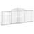 Produktbild 3 för Gabioner bågformade 17 st 300x30x100/120 cm galvaniserat järn