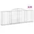 Produktbild 2 för Gabioner bågformade 20 st 300x30x100/120 cm galvaniserat järn