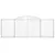 Produktbild 4 för Gabioner bågformade 20 st 300x30x100/120 cm galvaniserat järn