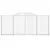 Produktbild 4 för Gabioner bågformade 2 st 300x30x120/140 cm galvaniserat järn