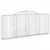 Produktbild 3 för Gabioner bågformade 5 st 300x30x120/140 cm galvaniserat järn