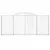 Produktbild 4 för Gabioner bågformade 9 st 300x30x120/140 cm galvaniserat järn