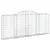 Produktbild 3 för Gabioner bågformade 30 st 300x30x120/140 cm galvaniserat järn