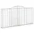 Produktbild 3 för Gabioner bågformade 4 st 300x30x140/160 cm galvaniserat järn