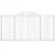 Produktbild 4 för Gabioner bågformade 4 st 300x30x140/160 cm galvaniserat järn