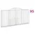 Produktbild 2 för Gabioner bågformade 5 st 300x30x140/160 cm galvaniserat järn